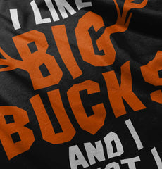 I Like Big Bucks Romper Bodysuit-Direct To Garment Print-Brisco Baby