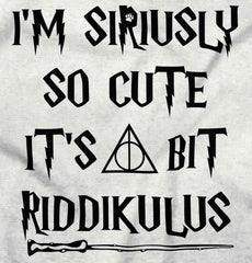 Seriusly Cute Infant Toddler T Shirt-Direct To Garment Print-Brisco Baby