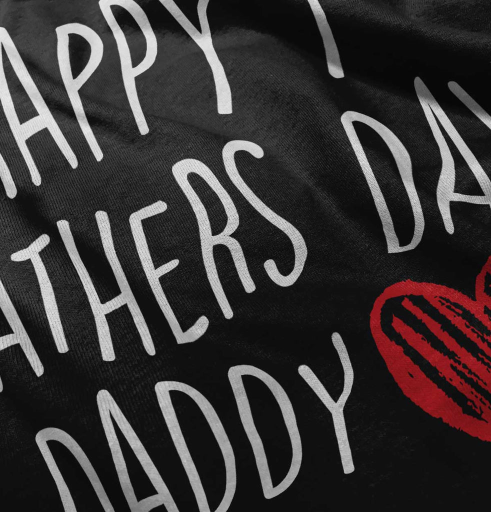 Happy 1st Father's Day Romper Bodysuit-Direct To Garment Print-Brisco Baby