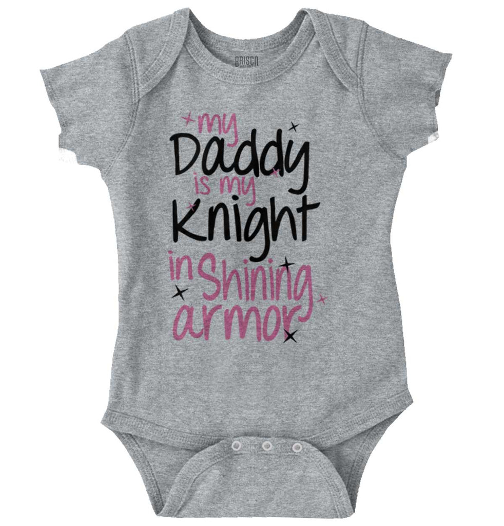 Knight In Shining Armor Romper Bodysuit-Direct To Garment Print-Brisco Baby