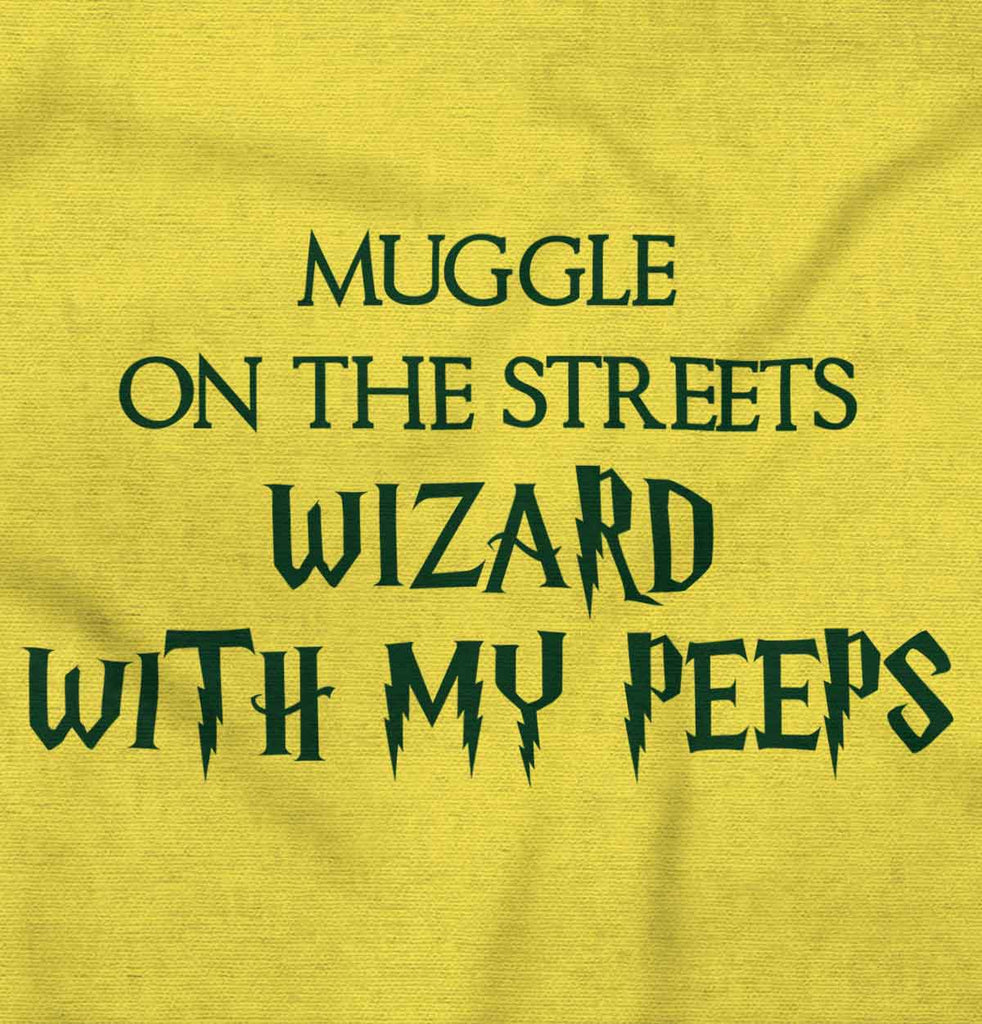 Wizard With My Peeps Romper Bodysuit-Direct To Garment Print-Brisco Baby