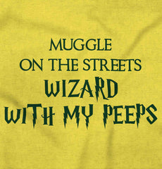 Wizard With My Peeps Romper Bodysuit-Direct To Garment Print-Brisco Baby