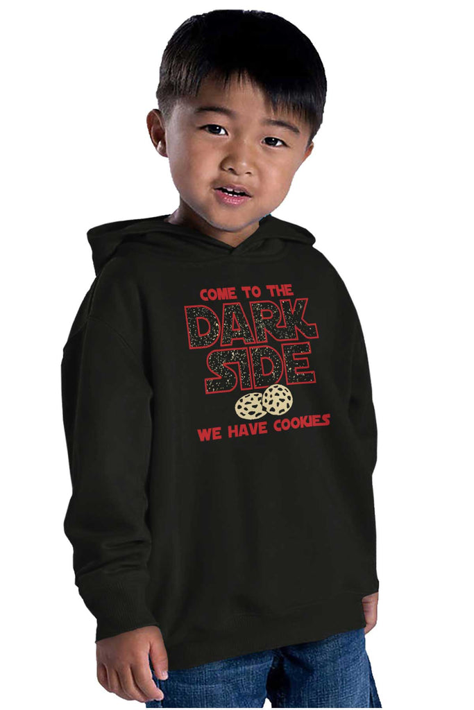 Come To The Dark Side Toddler Pullover Hoodie-Direct To Garment Print-Brisco Baby