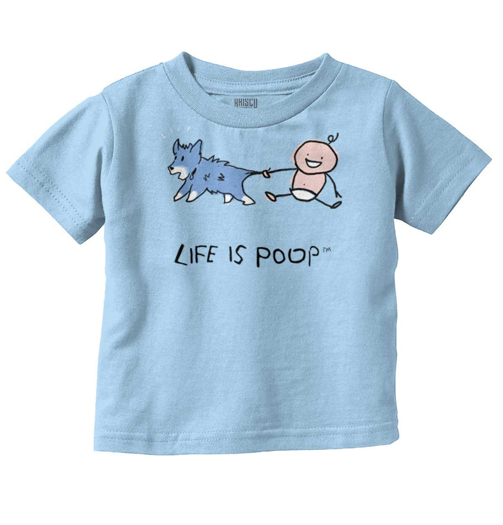 Dog Tail Infant Toddler T Shirt-Direct To Garment Print-Brisco Baby