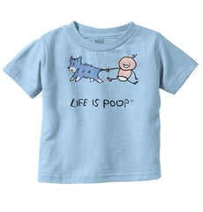 Dog Tail Infant Toddler T Shirt-Direct To Garment Print-Brisco Baby