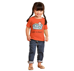 Poop in Bath Infant Toddler T Shirt-Direct To Garment Print-Brisco Baby