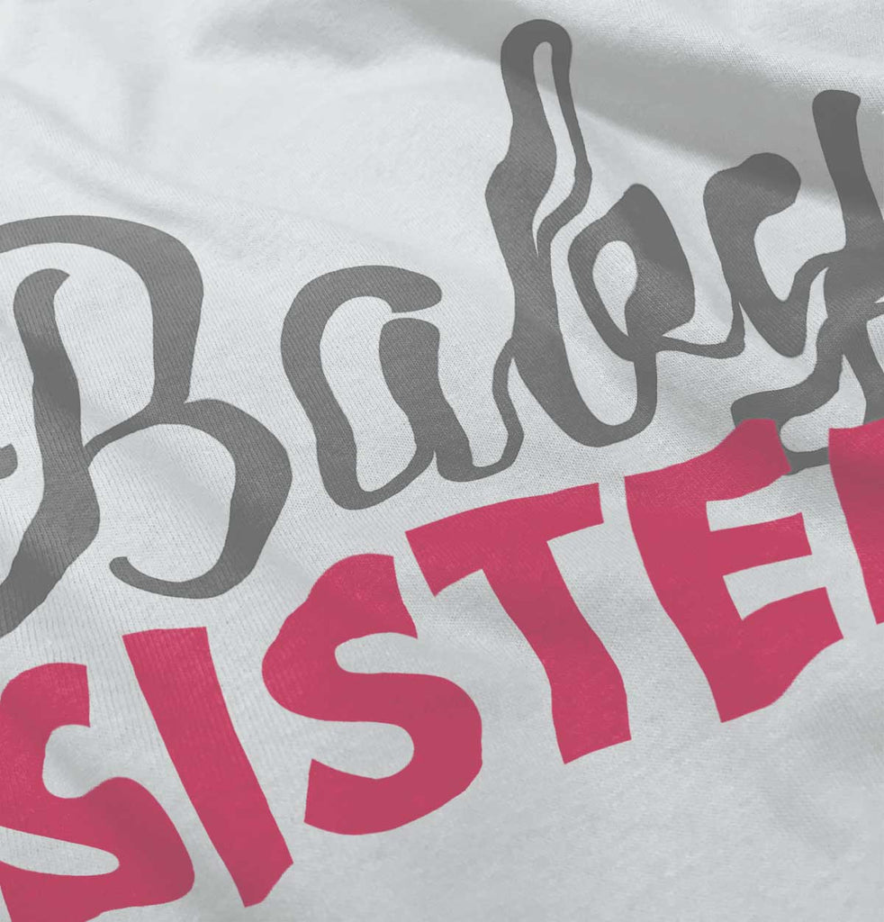 Baby Sister Infant Baby Bib-Direct To Garment Print-Brisco Baby