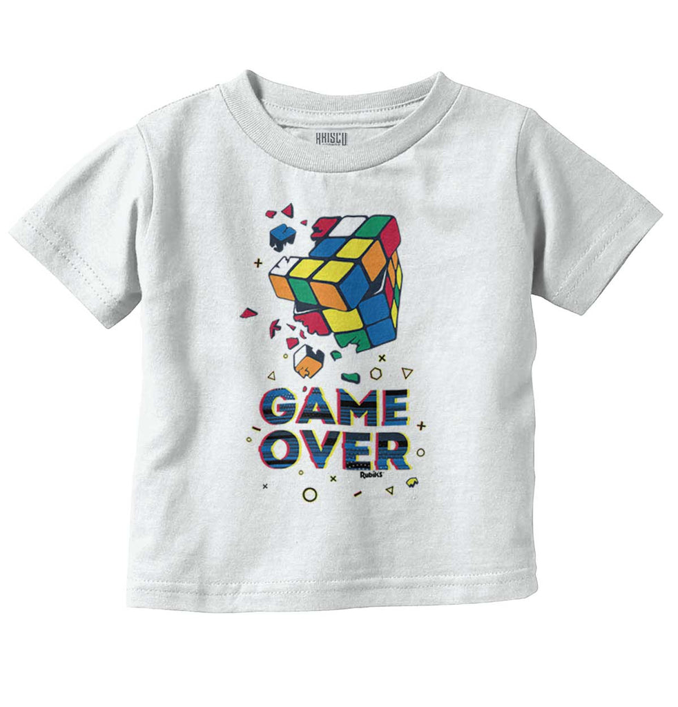 Game Over Infant Toddler T Shirt-Direct To Garment Print-Brisco Baby