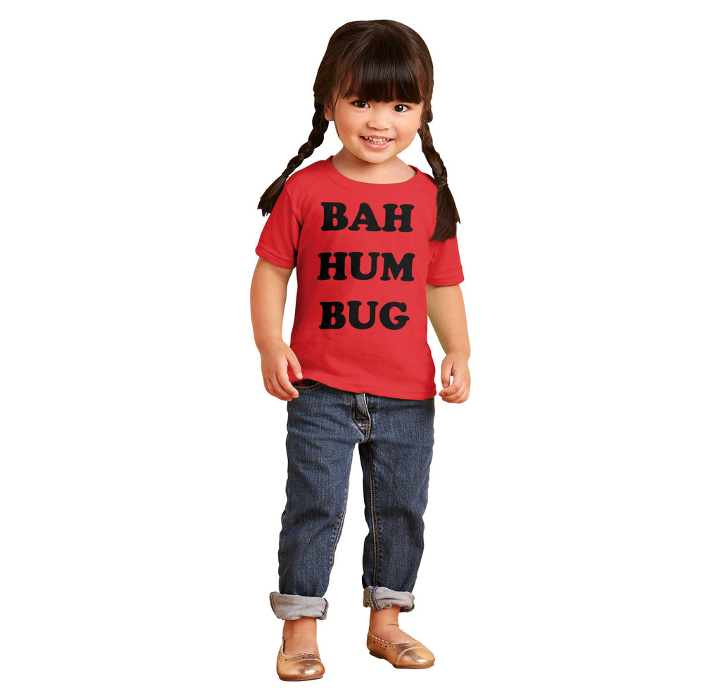 Bah Hum Bug Infant Toddler T Shirt-Direct To Garment Print-Brisco Baby