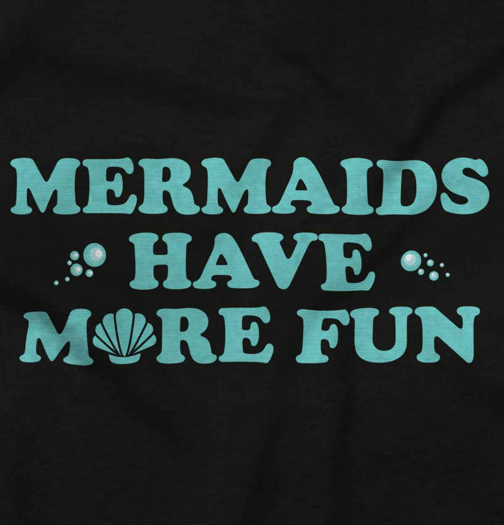 Mermaids Have More Fun Romper Bodysuit-Direct To Garment Print-Brisco Baby