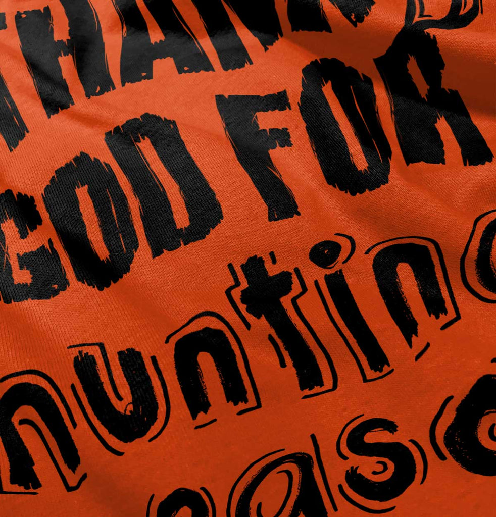 Thank God For Hunting Romper Bodysuit-Direct To Garment Print-Brisco Baby