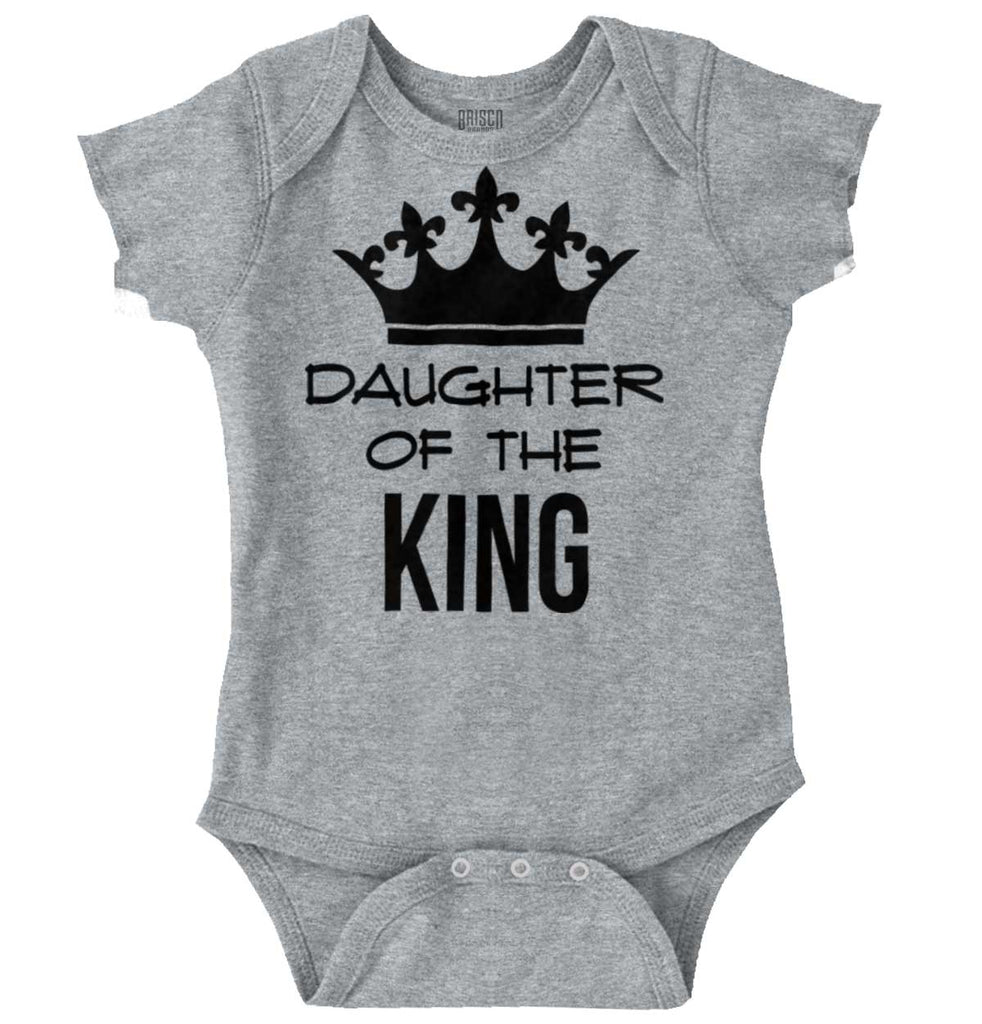 King's Daughter Romper Bodysuit-Direct To Garment Print-Brisco Baby