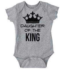 King's Daughter Romper Bodysuit-Direct To Garment Print-Brisco Baby