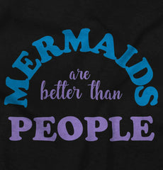 Mermaids Are Better Infant Baby Bib-Direct To Garment Print-Brisco Baby