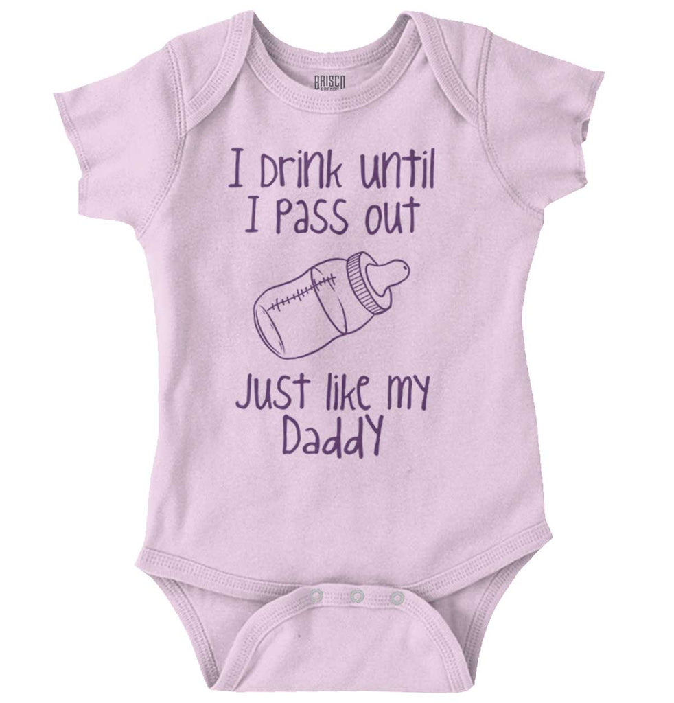 Like My Daddy Romper Bodysuit-Direct To Garment Print-Brisco Baby