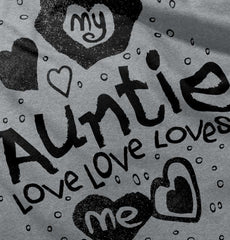 Auntie Loves Me Romper Bodysuit-Direct To Garment Print-Brisco Baby