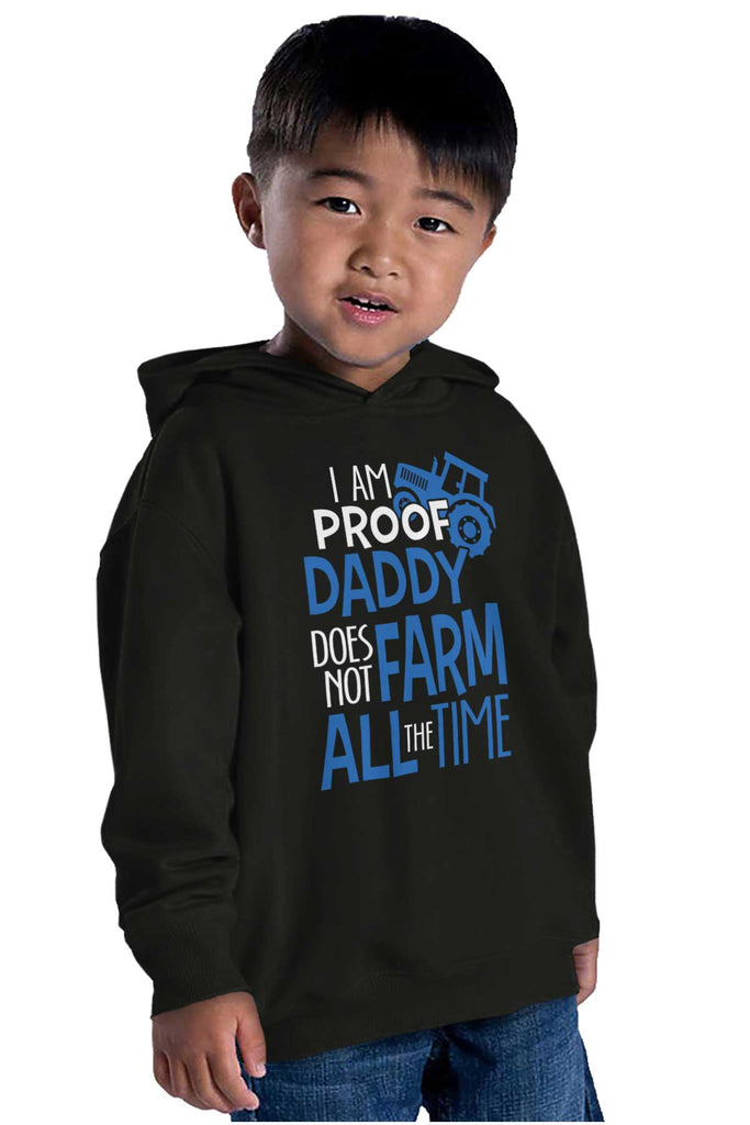 Farm All The Time Toddler Pullover Hoodie-Direct To Garment Print-Brisco Baby