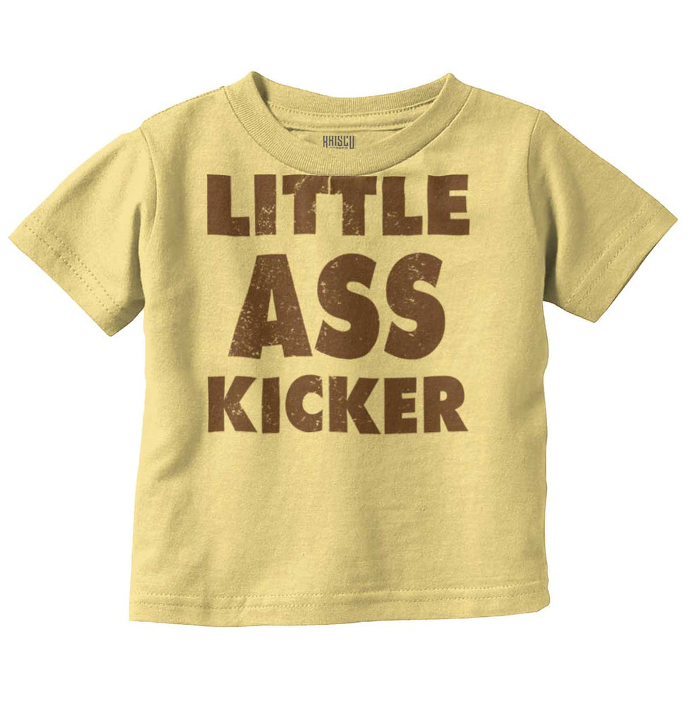 Ass Kicker Infant Toddler T Shirt-Direct To Garment Print-Brisco Baby