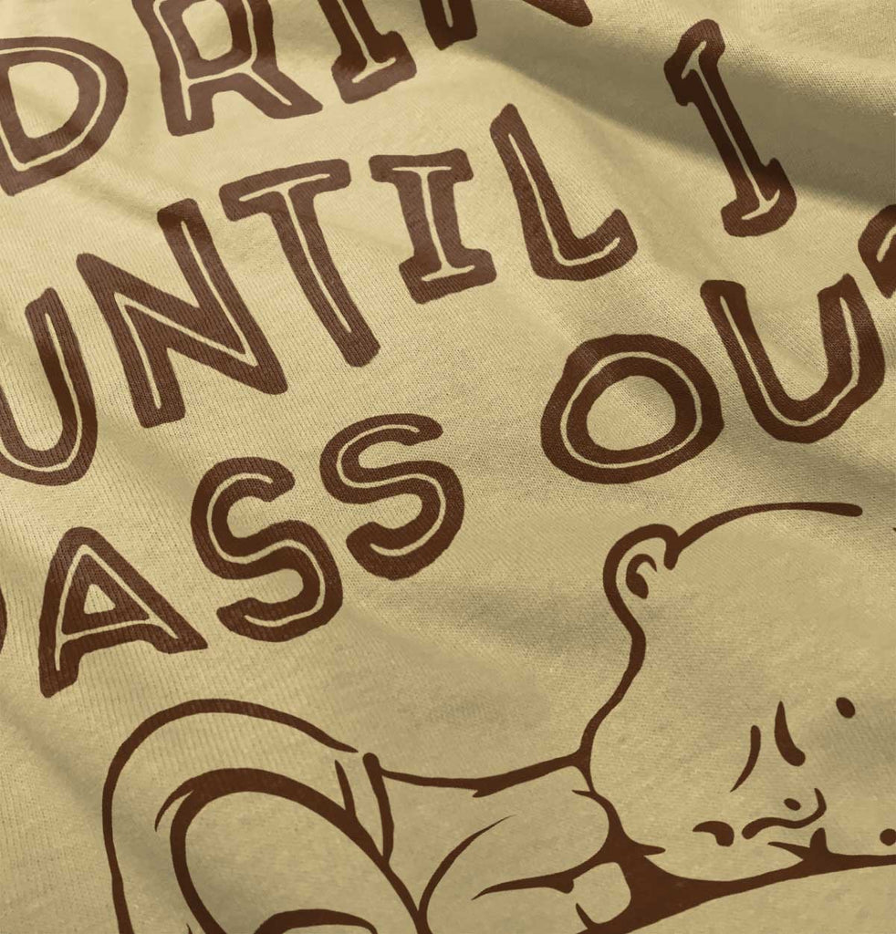 Until I Pass Out Romper Bodysuit-Direct To Garment Print-Brisco Baby