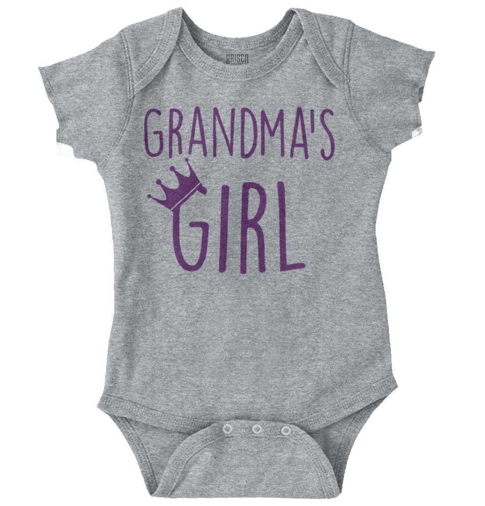 Grandma's Girl Romper Bodysuit-Direct To Garment Print-Brisco Baby