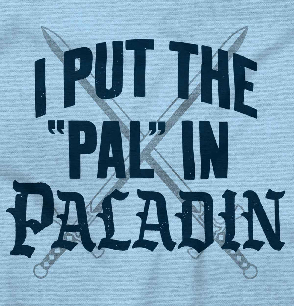 Put The Pal In Paladin Dungeons Infant Baby Bib-Direct To Garment Print-Brisco Baby