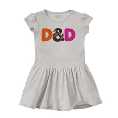 Dungeons Fantasy Tabletop Gamer Solid Baby Infant Dress-Direct To Garment Print-Brisco Baby