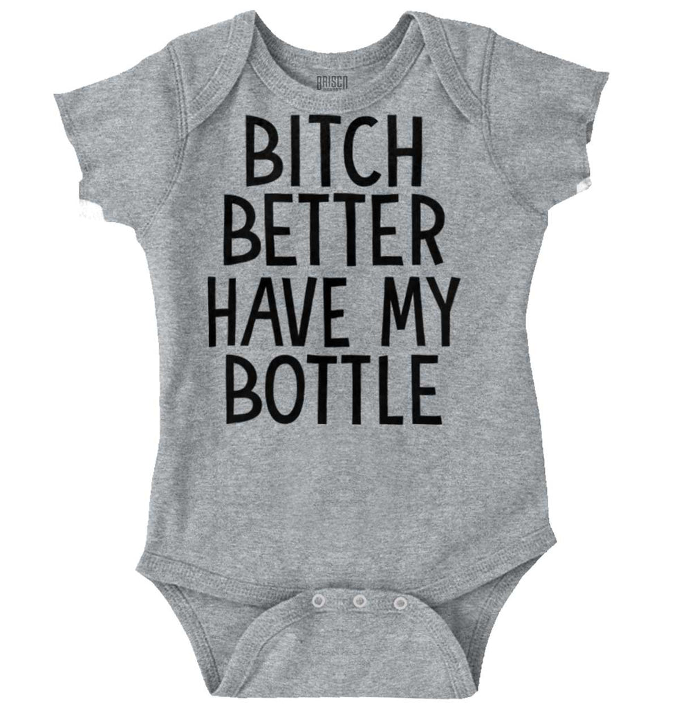 My Bottle Romper Bodysuit-Direct To Garment Print-Brisco Baby