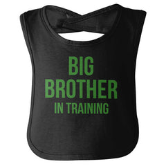Big Brother In Training Infant Baby Bib-Direct To Garment Print-Brisco Baby