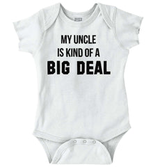 My Uncle Big Deal Romper Bodysuit-Direct To Garment Print-Brisco Baby