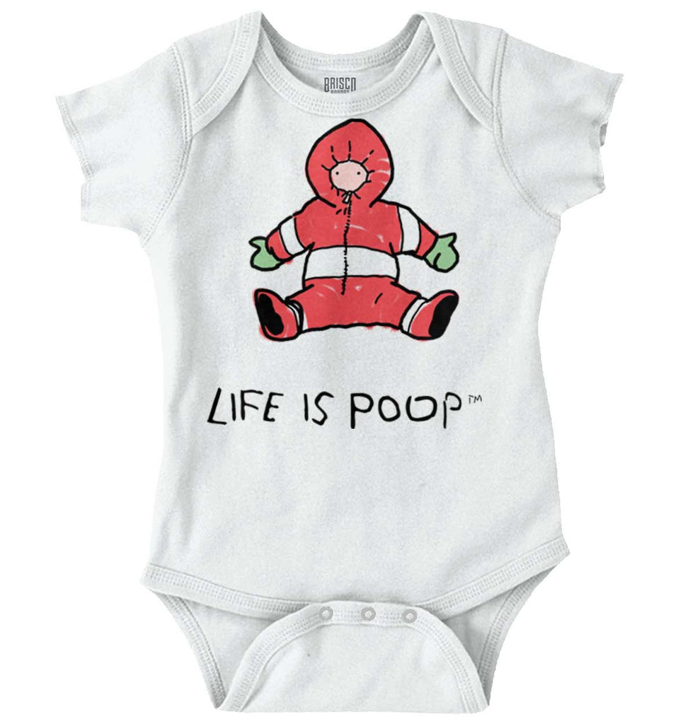 Winter Jacket Romper Bodysuit-Direct To Garment Print-Brisco Baby