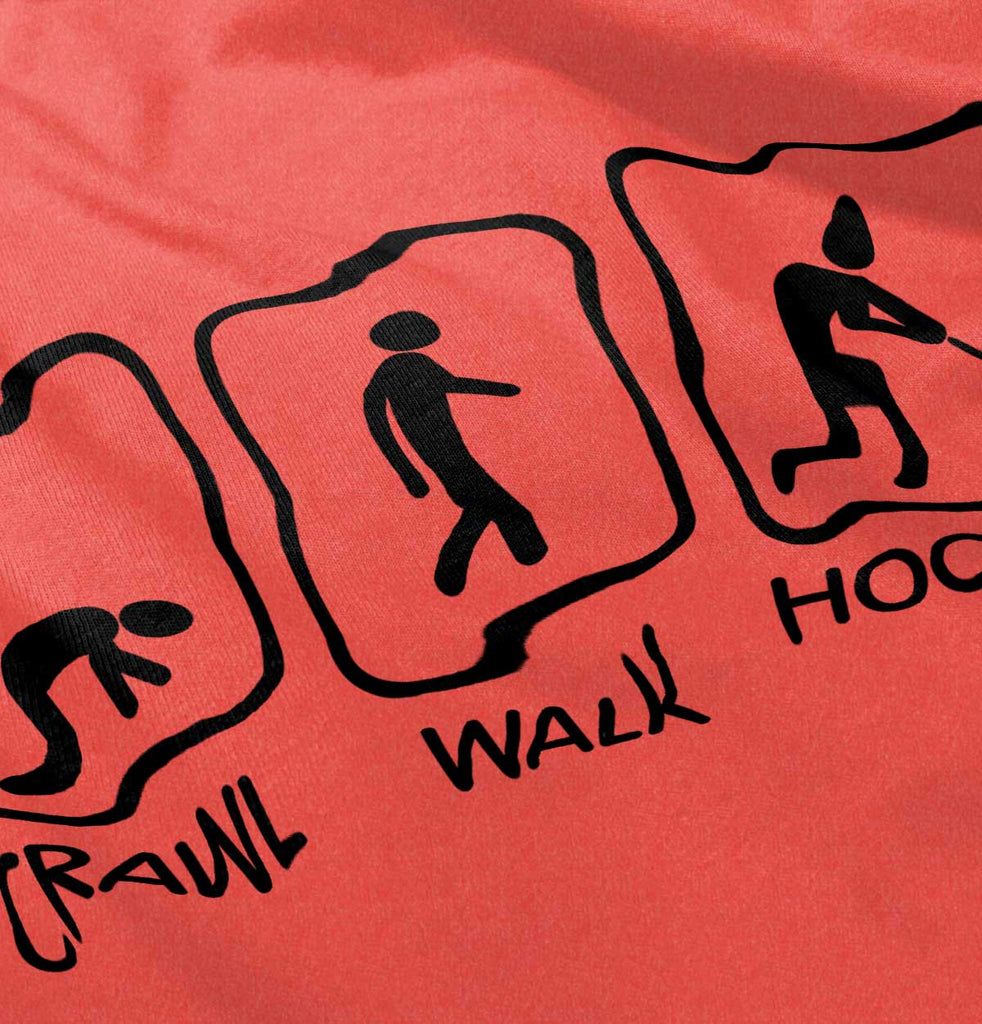 Crawl Walk Hockey Football Romper Bodysuit-Direct To Garment Print-Brisco Baby