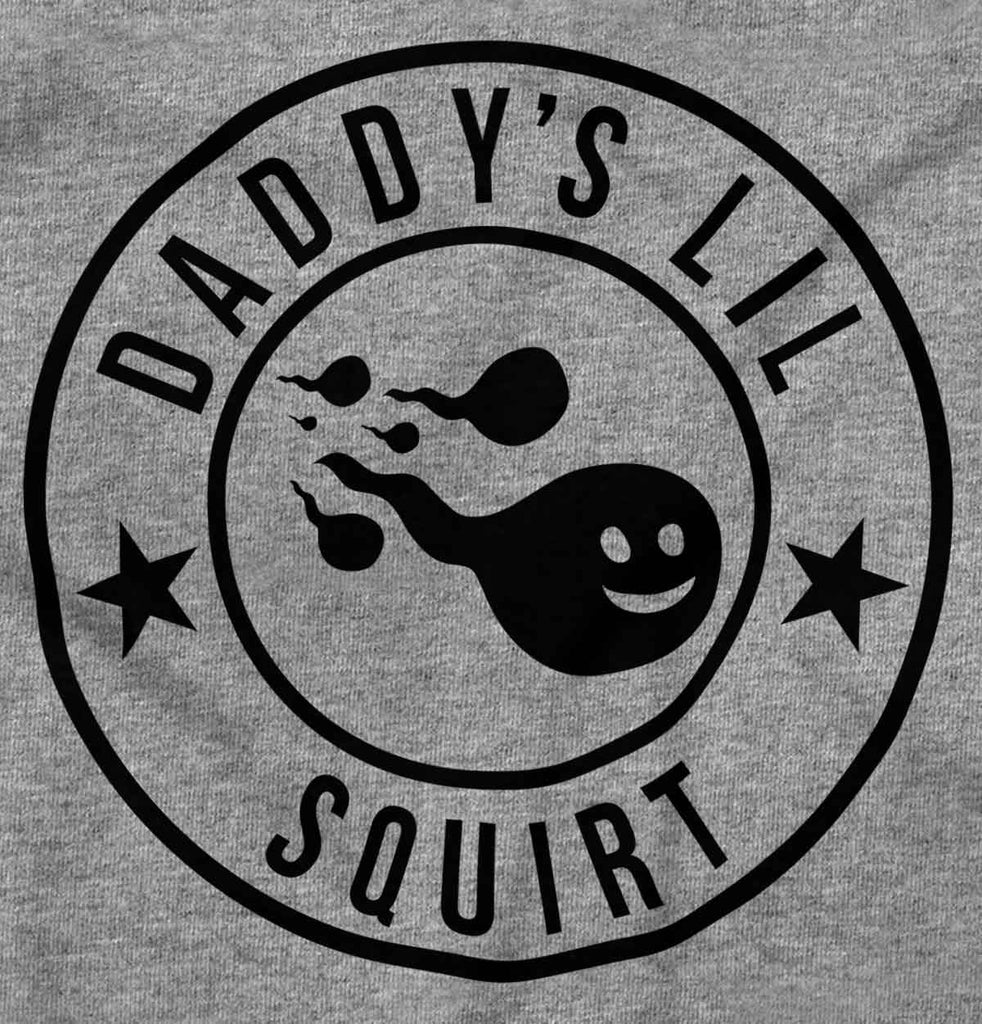 Daddy's Lil Squirt Romper Bodysuit-Direct To Garment Print-Brisco Baby