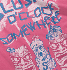 Slush O Clock Somewhere Toddler Football Jersey Tee-Direct To Garment Print-Brisco Baby