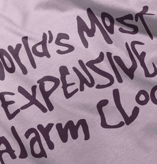 Alarm Clock Infant Toddler T Shirt-Direct To Garment Print-Brisco Baby