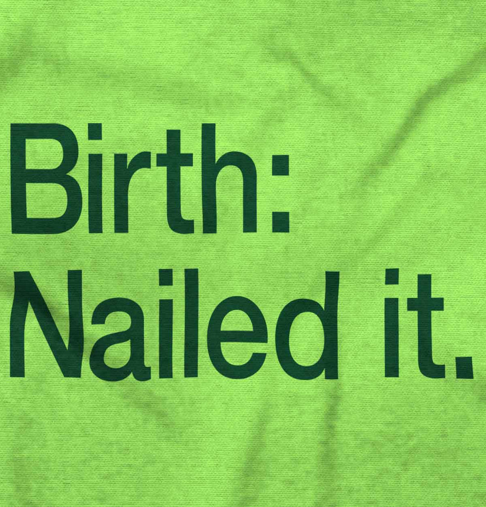 Nailed It Romper Bodysuit-Direct To Garment Print-Brisco Baby