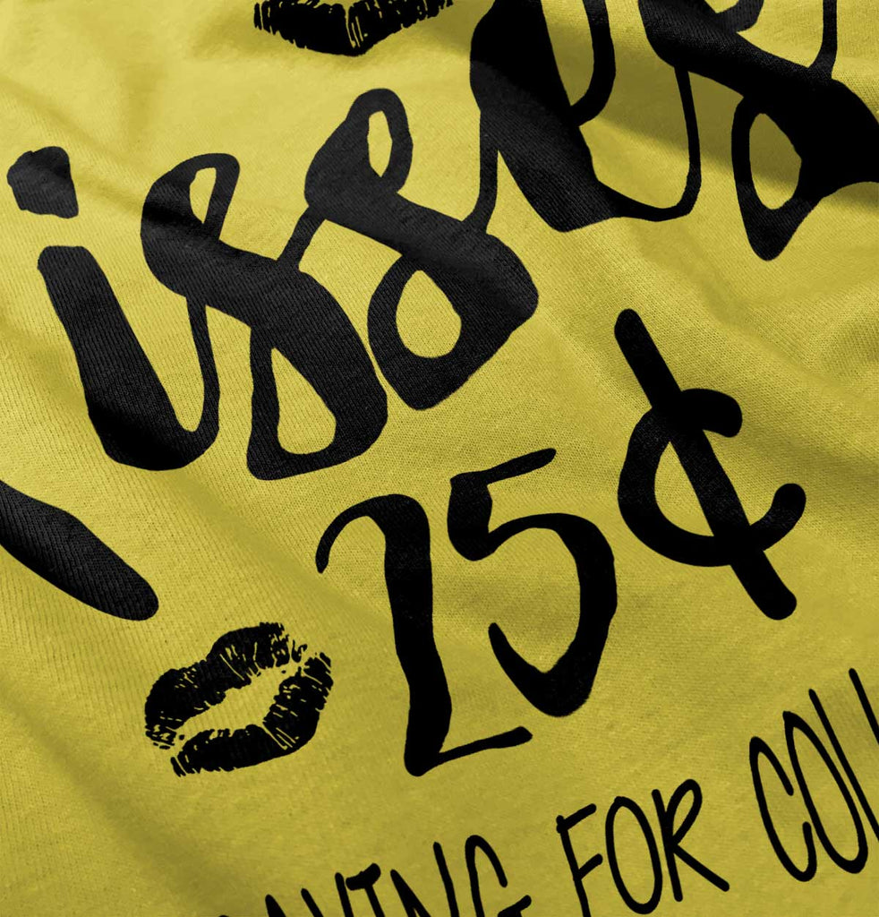 Kisses 25 Cents Romper Bodysuit-Direct To Garment Print-Brisco Baby