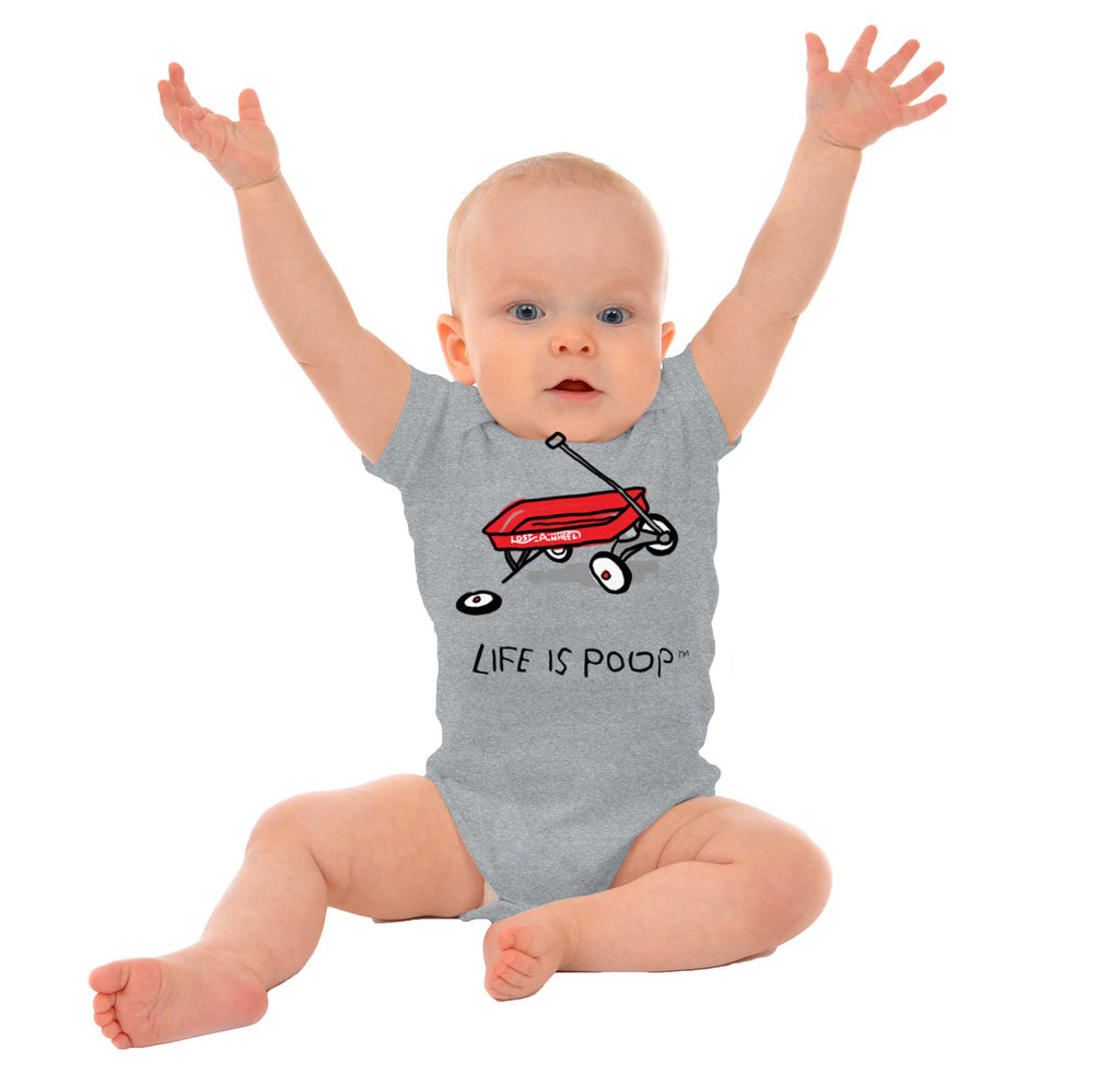 Broken Wagon Romper-Direct To Garment Print-Brisco Baby