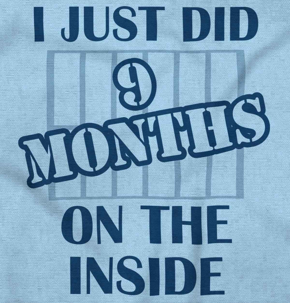 9 Months On The Inside Romper Bodysuit-Direct To Garment Print-Brisco Baby