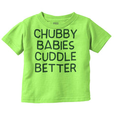Chubby Babies Infant Toddler T Shirt-Direct To Garment Print-Brisco Baby