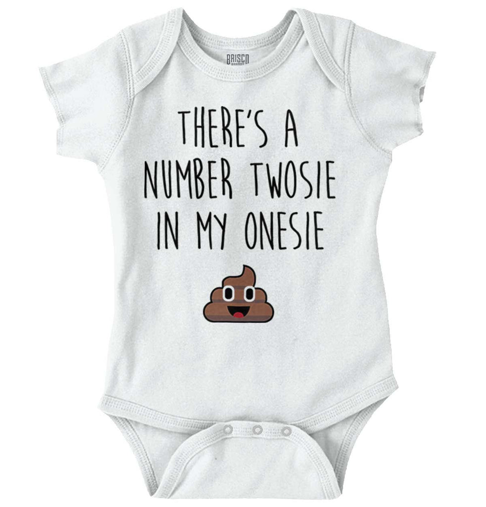 Twosie in Onesie Romper Bodysuit-Direct To Garment Print-Brisco Baby