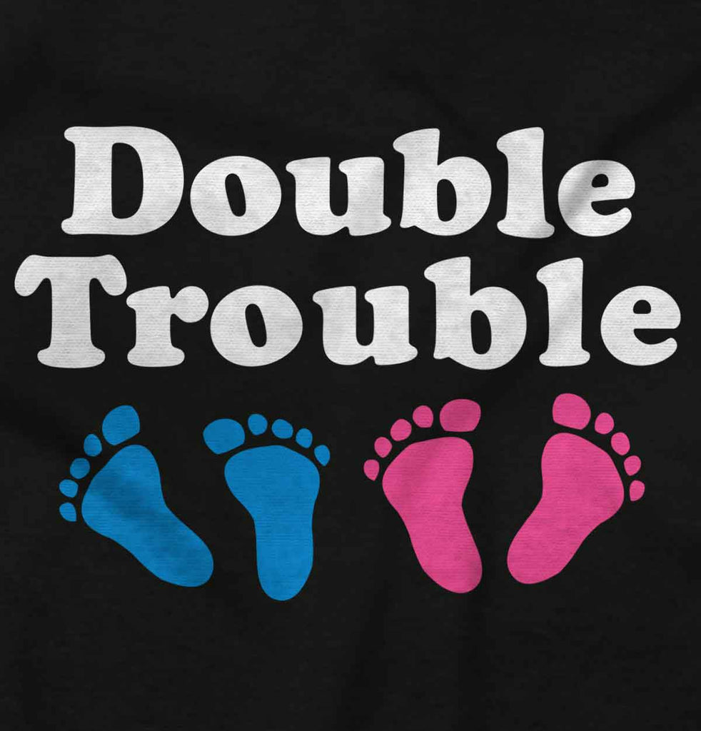 Double Touble Maternity T-Shirt-Direct To Garment Print-Brisco Baby
