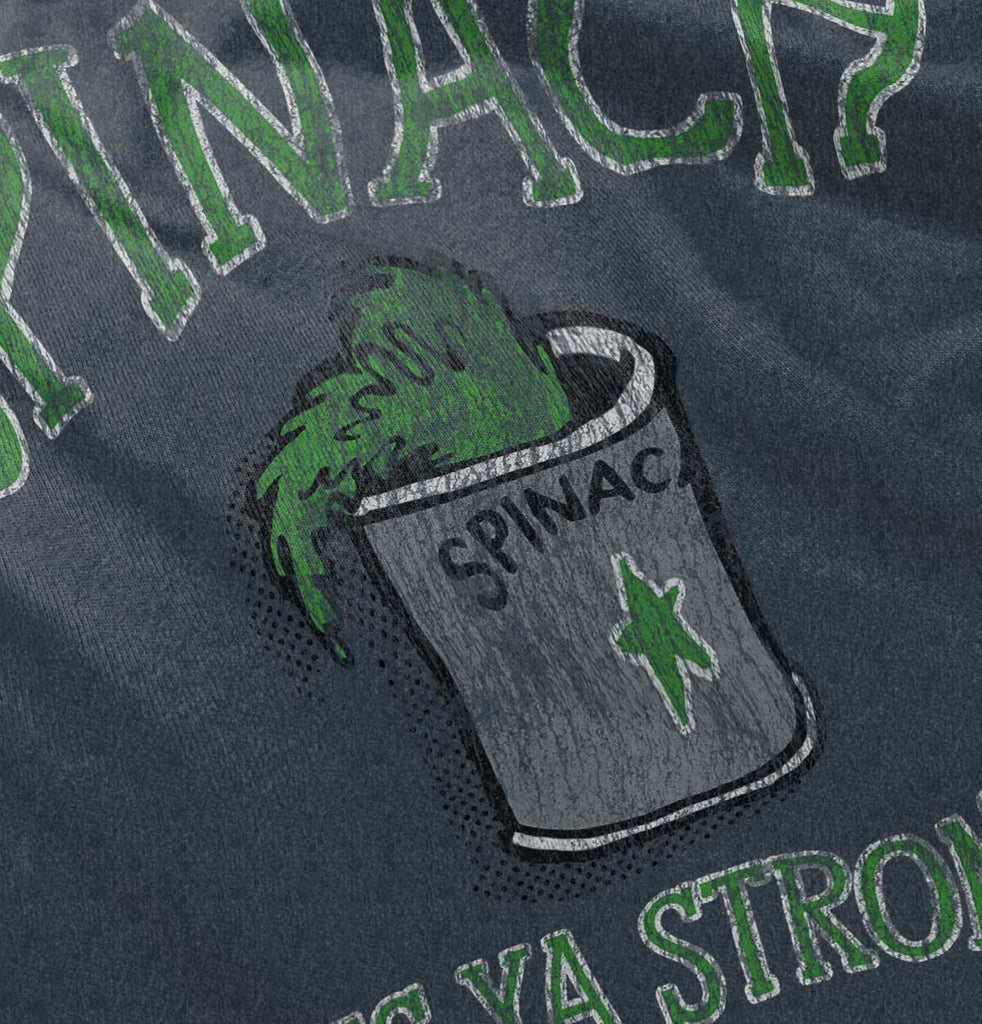 Spinach Strong Toddler Football Jersey Tee-Direct To Garment Print-Brisco Baby