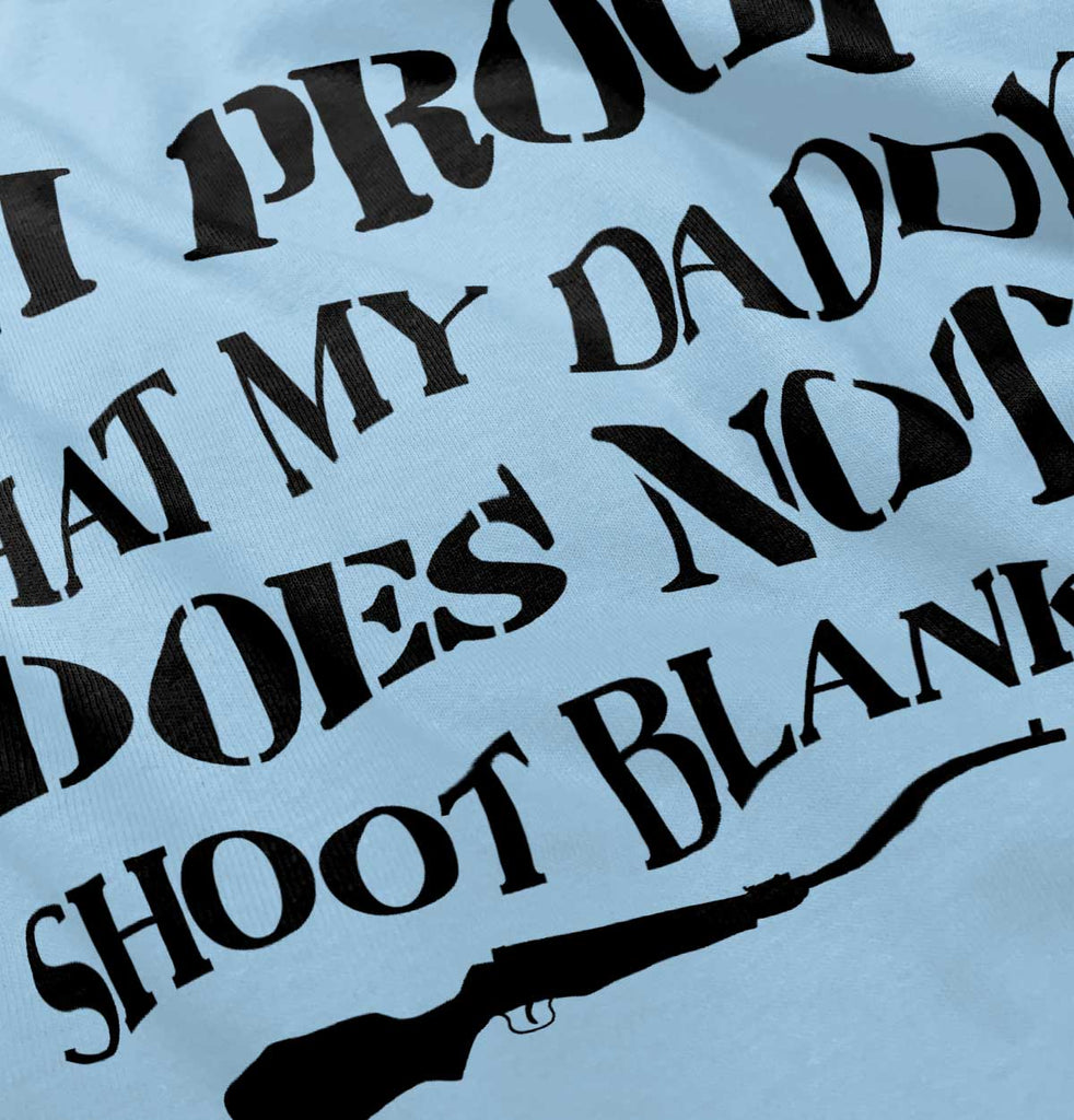 Shoot Blanks Infant Baby Bib-Direct To Garment Print-Brisco Baby