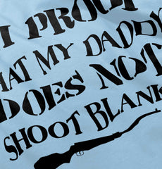 Shoot Blanks Infant Baby Bib-Direct To Garment Print-Brisco Baby