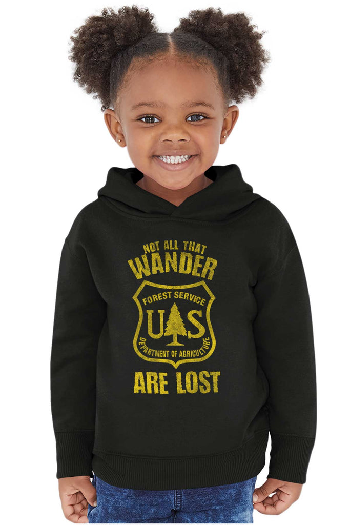 No All Who Wander Toddler Pullover Hoodie-Direct To Garment Print-Brisco Baby