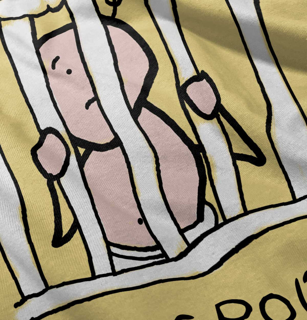 Jail Crib Infant Toddler T Shirt-Direct To Garment Print-Brisco Baby