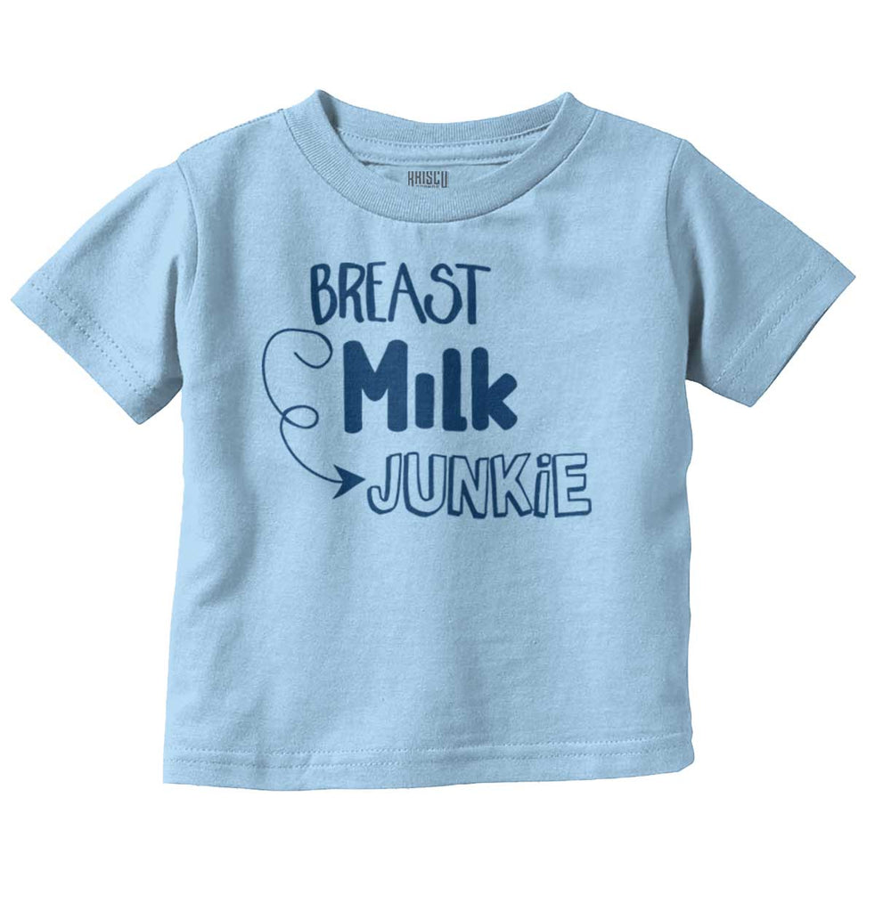 Milk Junkie Infant Toddler T Shirt-Direct To Garment Print-Brisco Baby