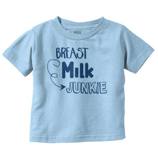 Milk Junkie Infant Toddler T Shirt-Direct To Garment Print-Brisco Baby