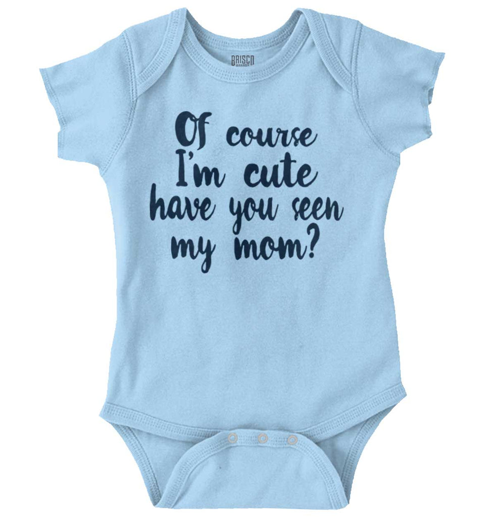 Cute Mom Romper Bodysuit-Direct To Garment Print-Brisco Baby