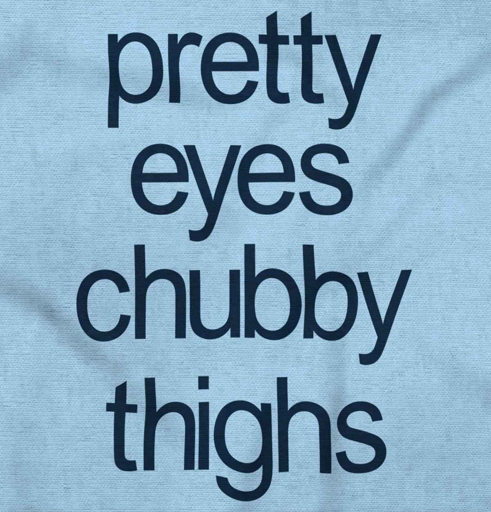 Chubby Thighs Infant Baby Bib-Direct To Garment Print-Brisco Baby